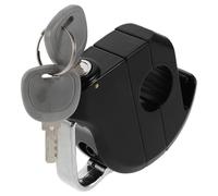 TOBBOMEY Candado para Casco de Moto y Patinete Eléctrico Cierre Antirrobo con Gancho Extraíble para Manillar Almacenamiento Práctico y Seguro para Motocicletas y Scooters