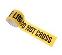 TOBBOMEY Cinta de Advertencia de PVC Resistente para Construcción y Festivales, Cinta de Seguridad Amarilla y Negra No Entrar para Delimitación y Decoración de Halloween