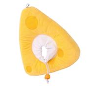 TOBBOMEY Collar Protector Ajustable para Gatos Diseño Ligero De Queso para Recuperación Previene Arañazos y Lesiones para Mascotas Proceso De Sanación