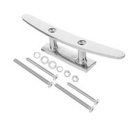 TOBBOMEY Columna de Acero Inoxidable para Atar Barcos Bote Atar Tacos reemplazos de calas de Kayak tacón de Cuerda de Marino tacón de cordón Acero Inoxidable 316 Plata