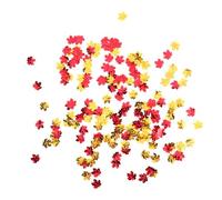 TOBBOMEY Confeti de Hojas de Arce Artificiales de 18 MM 3 Bolsas de 300 Piezas para Decoración de Halloween Acción de Gracias y Fiestas de Otoño