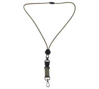 TOBBOMEY Cordón para Llaves y Tarjetas de Identificación Gancho Metálico Resistente Color Verde Militar Tamaño Único Adecuado para Uso en Exteriores Oficina Escuela y Actividades al