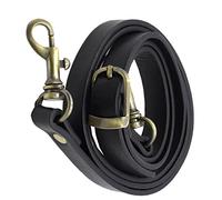 TOBBOMEY Correa de Hombro para Bolso Mujer Ajustable con Hebilla Color Latón Accesorio Reemplazo para Bandolera y Bolso Cruzado Negro