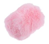 TOBBOMEY Cubierta Antiparabrisas Para Micrófono Compatible Con Sennheiser Mk4 y, Funda Peluda a Prueba De Viento De Felpa Artificial, Color Rosa Para Grabación y Entrevistas Al Aire Libre