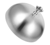 TOBBOMEY Cubierta para Alimentos de Acero Inoxidable con Pomo Antisalpicaduras Tapa de Plato para Restaurante y Hogar Protección para Carnes y Barbacoas