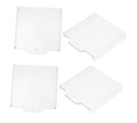 TOBBOMEY Cubierta Transparente para Botón de Interruptor de Emergencia, 4 Protectores Ignífugos para Interruptores de Alarma, Diseñada para Seguridad en Oficinas y Hogares