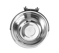 TOBBOMEY Cuenco Colgante de Acero Inoxidable para Perros y Gatos Comedero y Bebedero Seguro para Jaulas Fácil Limpieza para Mascotas Pequeñas y Medianas