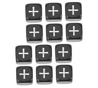 TOBBOMEY Dados De Cálculo para Enseñar Matemáticas 12 Piezas Juguetes Educativos para Niños Diseño Compacto Adecuado Aula Aprendizaje Divertido Dados Signos Matemáticos