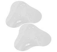 TOBBOMEY de Pecho de Silicona Reutilizable para Lactancia Transparente y Flexible Tamaño Ajustable Set de 2 Unidades para Madres Primerizas y Cuidado del Recién Nacido