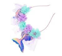 TOBBOMEY Diadema De Sirena, Tocado Para Cosplay, Accesorios Para El Cabello, Banda Para El Cabello De Fiesta, Decoración Para El Cabello, Diademas Navideñas, Banda Para El Cabello De
