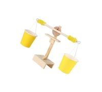 TOBBOMEY Educativo Balanza de Madera DIY para Juguete Científico de Equilibrio para Aprender de Física para Partir de Años
