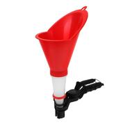 TOBBOMEY Embudo Ajustable para Llenado de Aceite Motor con Pinza Antidesbordamiento Boca Ancha para Gasolina Queroseno y Mantenimiento Automotriz