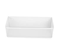 TOBBOMEY Estante Colgante sin Taladro para Especias y Condimentos Organizador de Pared para Cocina Cesta Grande Blanca para Almacenamiento de Ajo Jengibre y Utensilios