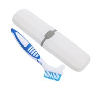 TOBBOMEY Estuche Portátil para Cepillo de Dientes Doble Cara Kit de Viaje con Funda para Limpieza Efectiva y Almacenamiento Compacto