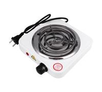 TOBBOMEY Estufa Eléctrica Portátil con Quemador Único Temperatura Ajustable Placa de Calentamiento de Gran Protección contra Sobrecalentamiento para Cocinar Casa y Viajes