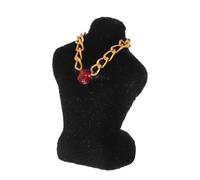 TOBBOMEY Expositor De Joyas para Casa De Muñecas Escala Busto De Collar para Mostrar Miniaturas Soporte para Joyas Miniatura para Colecciones De Joyería Casa De Muñecas