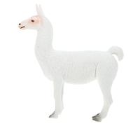 TOBBOMEY Figurita De Alpaca Realista para Decoración De Escritorio Modelo De Animal Salvaje Educativo Juguete para Niño Niña para Guarderías y Aulas