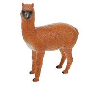 TOBBOMEY Figurita De Alpaca Realista para Educativo De Animal Juguete Cognitivo De Decoración De Escritorio y Jardín De Polivinilo