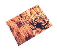 TOBBOMEY Fondo de Fotografía de Halloween Diseño de Calabaza Tapiz de Vinilo Resistente Colgante para Pared Accesorio para Fiesta Temática Decoración para Sesión Fotográfica y Eventos