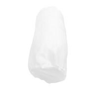 TOBBOMEY Funda de Cojín Cilíndrica Blanca para Almohada Cervical con Cremallera Funda Desmontable para Cojines Redondos para Soporte de Cuello y Decoración de Sala