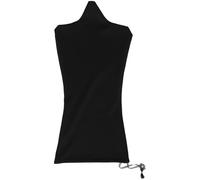 TOBBOMEY Funda Elástica para Maniquí Diseño de Hombros Anchos Tejido Negro de Punto Grueso Funda de Tela Flexible para Boutique y Modistas Cubierta Ajustable para Escaparates de Moda