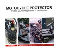 TOBBOMEY Funda para Moto y Protectora Solar XL Resistente Lluvia y Polvo para Motocicletas Scooters y ATV Exterior Interior