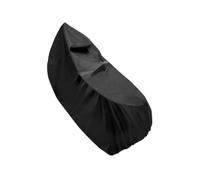 TOBBOMEY Funda para Silla Colgante Tipo Huevo Protectora para Columpio Exterior Funda Antipolvo con Central Resistente Lluvia y Sol Color Negro