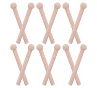 TOBBOMEY Ganchos y Clavijas de Madera Maciza para Tablero Perforado 12 Piezas de 25X130X15 MM Accesorios Versátiles para Colgar Herramientas Organización Práctica para Cocina Baño y