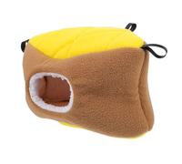 TOBBOMEY Hamaca de Algodón para Pájaros y Hámsters Nido Colgante Portátil de Invierno Saco de Dormir Transpirable y Resistente para Mascotas Pequeñas Cama Cómoda para Loros y Roedores