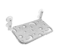 TOBBOMEY Hamaca Plegable para Ventana de Gatos Que Brilla Oscuridad, sin Cables, con Marco Metálico Resistente, Asiento Cómodo y Cálido para Gatos de Interior en Alféizares Estándar