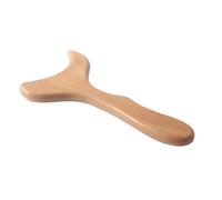 TOBBOMEY Herramienta de Masaje Guasha de Madera de Haya Natural Placa Raspadora Ergonómica para Fisioterapia Corporal Relajación y Cuidado Piel en Hogar y Viaje