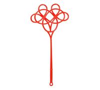 TOBBOMEY Herramienta para Quitar Polvo de Edredones y Alfombras Mango Largo Plumero de Limpieza para Hogar Sacudidor de Polvo para Colchas y Tapetes Color Aleatorio Color Aleatorio