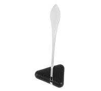 TOBBOMEY Horquilla de acero inoxidable martillo de prueba neurologica de prueba martillo triangular medicos hospitalario