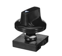 TOBBOMEY Interruptor Giratorio de Control para Ventilador Industrial, Regulador Selector de 4 Posiciones y 3 Velocidades, Interruptor Multifunción Compacto y Ajustable para Equipos