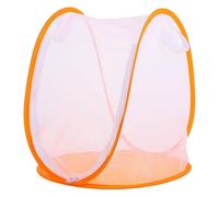 TOBBOMEY Jaula Plegable de Red para Insectos y Mariposas Niños y Niñas Tamaño Mediano Malla Transparente Gran Abertura para Cría Científica Educativa y Observación Ambiental