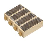 TOBBOMEY Jaulas de Madera para Cría de Reinas 4 Unidades Ventilación Natural Material Duradero Suministros para Apicultura Profesional y Aficionados Transporte Fácil para Colmenas y