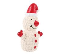 TOBBOMEY Juguete Interactivo para De Navidad Juguete Chirriante De Látex para Diseño De Papá Noel y Muñeco para y Medianos Diversión y Entretenimiento Navideño