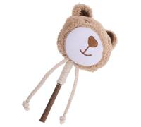 TOBBOMEY Juguete Interactivo para Gatos Cabeza De Peluche De Animales y Varita De Silvervine para Estimulación y Entretenimiento Ayuda Aliviar El Malestar De Encías