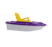 TOBBOMEY Juguete Lancha de Plástico para Baño y Playa Barco Rápido Seguro para Bebés y Regalo Divertido para Ducha Aire