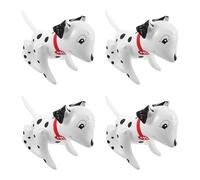 TOBBOMEY Juguetes Inflables de Dálmata 3D para 4 Piezas de Perros de PVC de 43 CM Figuras de Animales para Juegos de Simulación y Decoraciones de Fiesta Infantiles