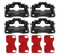 TOBBOMEY Kit de 4 Soportes Aplicables para Cámara Trasera de Coche Soporte Ajustable de Montaje Metal para Cámara de Respaldo Accesorios para Grabadora de Conducción Solución para