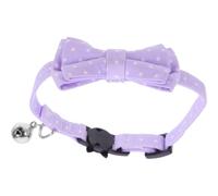 TOBBOMEY Lazo para Mascotas Diseño de Lazo Adorable Cachorro Perros bozal Cuello Collar de Perro Macho Gatito Equipo Collares de Perro Macho Collar de Perro con Pajarita algodón Lavender