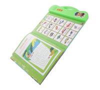 TOBBOMEY Libro Electrónico Interactivo para Audio Francés E Inglés Juguete Educativo para Preescolar Desarrollo de Lectura y Memoria para Años Seguro y Fácil de Usar