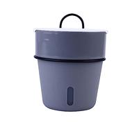 TOBBOMEY Maceta Autoirrigable de Jardín con Cuerda Absorbente Diseño Moderno y Desmontable para Plantas Interiores y Decoración Colgante y Oficina