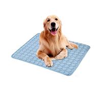 TOBBOMEY Manta Autoenfriante para Mascotas Refrescante Transpirable De Seda De Hielo Tamaño 50x40 Cm para Interior, Exterior y Viajes para Perros y Gatos