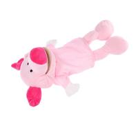 TOBBOMEY Marioneta de Mano Cerdo de Peluche Interactiva para Educativos Juguete Suave con Diseño Animado para Desarrollo Infantil y Imaginativo