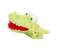 TOBBOMEY Marioneta de Mano de Caimán de Peluche Suave 1 Pieza, Juguete Interactivo Adultos, Adecuado para Teatro, Narración de Cuentos y Juegos Educativos