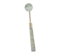 TOBBOMEY Martillo de Masaje de Jade Natural Esférico Portátil Herramienta de Percusión para Aliviar Fatiga y Mejorar Circulación Masajeador Manual para Piernas y Espalda Color Aleatorio