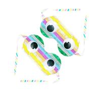 TOBBOMEY Máscaras para Ojos Piñata de Papel Coloridas 2 Piezas Accesorios para Disfraces y Juguetes para Fiestas Infantiles de Cumpleaños Suministros Creativos para Juegos y
