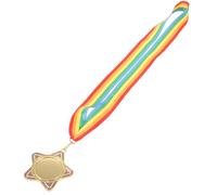 TOBBOMEY Medalla Infantil de Aleación de Zinc Dorada con Diseño de Estrella Medalla Premios Deportivos y Fiestas Escolares 1 Pieza Ligera y Resistente
